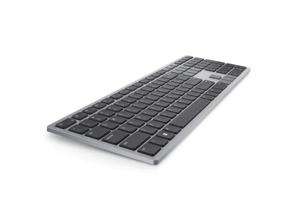 Dell Multi-Device KB700 - Näppäimistö - trådløs - 2.4 GHz, Bluetooth 5.0 - QWERTY - Pan Nordic - grå - med 3 års Next Business Day Advanced Exchange