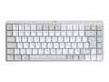 Miniatyrbilde 3 av 5: Logitech MX Keys Mechanical Mini (For Mac) - Tastatur - bagbelyst - Bluetooth, 2,4 GHz - Pan Nordic - smakskontakt: GL Tactile - Pale Grey