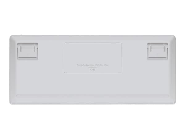 Logitech MX Keys Mechanical Mini (For Mac) - Tastatur - bagbelyst - Bluetooth, 2,4 GHz - Pan Nordic - smakskontakt: GL Tactile - Pale Grey