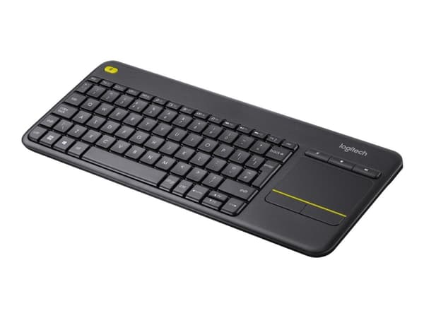 Logitech Wireless Touch Keyboard K400 Plus - Tastatur - trådløs - 2.4 GHz - Italiensk - svart Sort