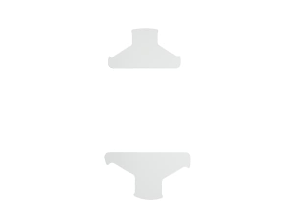 Glorious PC Gaming Race G-Skates, Mustassar, 0,81 mm, Vit