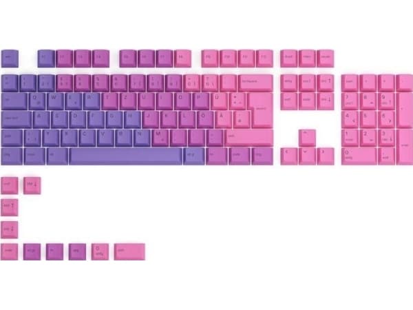 Glorious PC Gaming Race GPBT, Tastaturtaster, Polybutylentereftalat (PBT), Rosa, Lilla, Fiolett