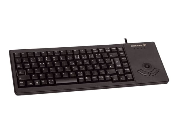 CHERRY G84-5400 XS Trackball Keyboard - Tangentbord - med styrkula - USB - fransk - tangentbrytare: CHERRY ML - svart Svart