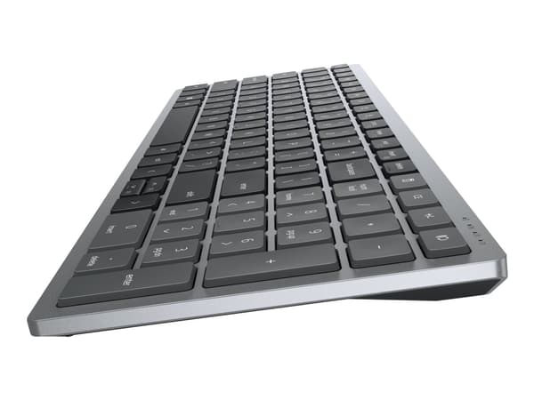 Dell Multi-Device KM7120W - Sats med tangentbord och mus - trådlös - 2.4 GHz, Bluetooth 5.0 - fransk - Titan gray - för Latitude 9410; OptiPlex 7480; Grå, Titan