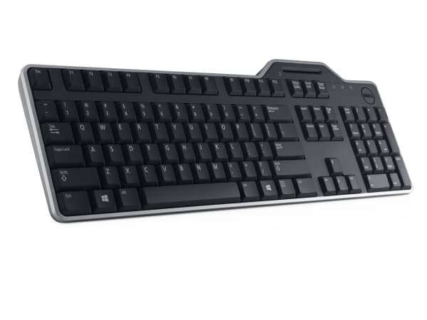 Dell KB813 Smartcard - Tangentbord - USB - AZERTY - fransk - svart