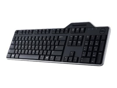 Dell KB813 Smartcard - Tangentbord - USB - AZERTY - fransk - svart Svart