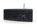 Miniatyrbild 1 av 4: Gembird KB-U-103-PT, Fullstor (100 %), Kabel, USB, Membrantangentbrytare, Svart