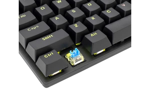 White Shark GK-2106 COMMANDOS, Täysikokoinen (100 %), USB, Mekaaninen, LED, Musta