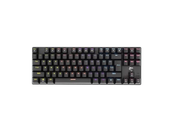 White Shark GK-2106 COMMANDOS, Täysikokoinen (100 %), USB, Mekaaninen, LED, Musta