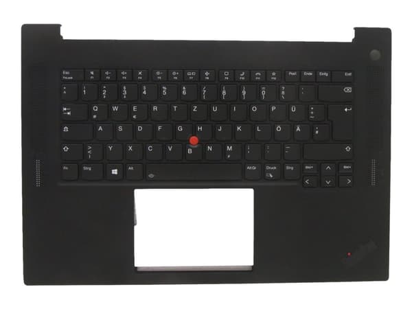 Sunrex - Erstatningstastatur for bærbar PC - med Trackpoint - bakbelysning - Tysk - med toppdeksel - for ThinkPad P1 Gen 4; P1 Gen 5; X1 Extreme Gen
