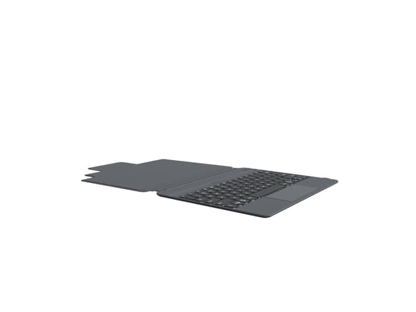 ZAGG Pro Keys, QWERTY, Pohjoismainen, Kosketuslevy, Apple, 12.9-inch iPad Pro (Gen 3, 4, 5 & 6), Puuhiili