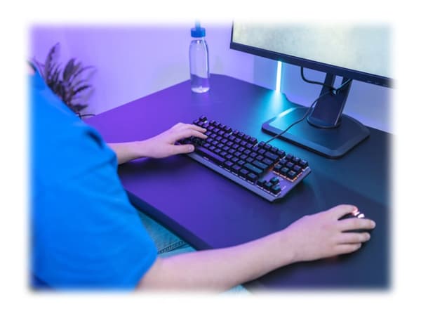 Trust GXT 834 Callaz TKL - Tangentbord - bakgrundsbelyst - USB - QWERTY - Nordisk - tangentbrytare: Outemu Red Linear