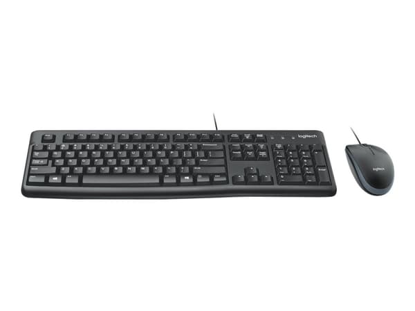 Logitech Desktop MK120 - Tastatur- og mussett - USB - Italiensk
