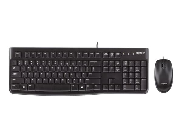 Logitech Desktop MK120 - Tastatur- og mussett - USB - Italiensk
