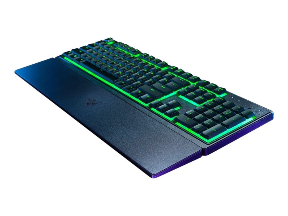 Razer Ornata V3 X, Full-size (100%), USB, Membran, QWERTZ, RGB LED, Sort