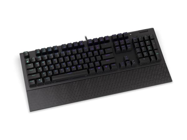 Endorfy Omnis - Tangentbord - bakgrundsbelyst - USB-C - tangentbrytare: Kaihua RGB blå - svart