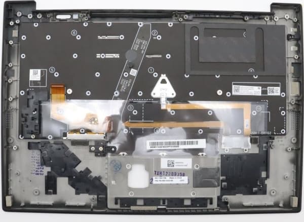 Chicony - Erstatningstastatur for bærbar PC - med Trackpoint, UltraNav - bakbelysning - QWERTY - Storbritannia - FRU - med toppdeksel - for ThinkPad