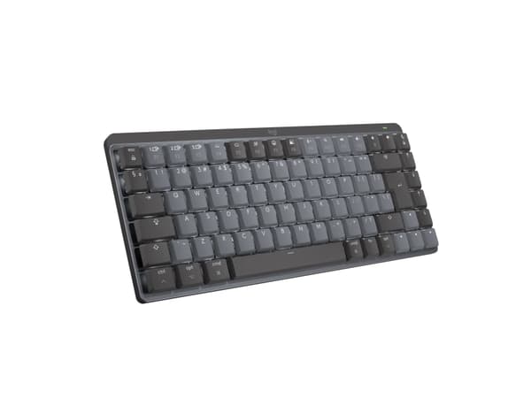 Logitech Master Series MX Mechanical Mini for Mac - Tastatur - bakbelysning - trådløs - Bluetooth LE - QWERTY - US International - tastsvitsj: Tactil
