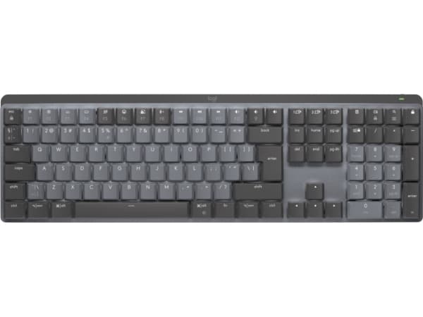 Logitech Master Series MX Mechanical - Tangentbord - bakgrundsbelyst - trådlös - Bluetooth LE - QWERTY - USA, internationellt - tangentbrytare: Linea