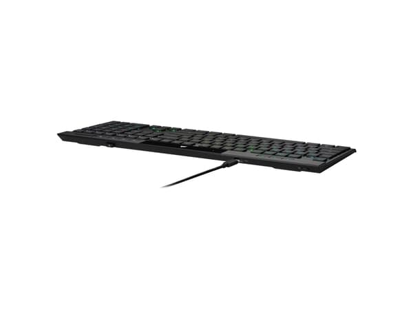 Corsair K100 AIR, Täysikokoinen (100 %), USB + RF Wireless + Bluetooth, Mekaaninen, QWERTY, RGB LED, Musta