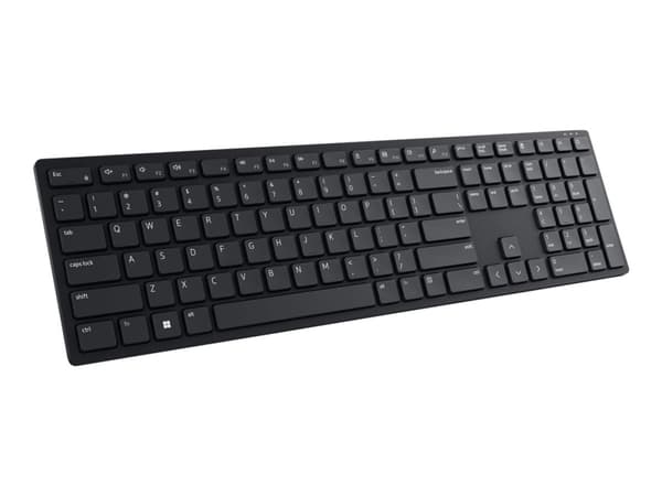 Dell KB500 - Tangentbord - trådlös - 2.4 GHz - QWERTY - hela norden - svart - med 3 års avancerad utbytesservice nästa arbetsdag Svart