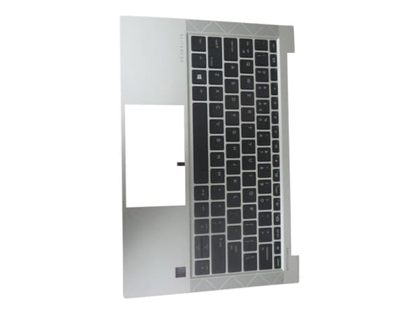 HP - Ersättningstangentbord för bärbar dator - bakgrundsbelyst - Indien - med övre skydd - för EliteBook 830 G7 Notebook, 830 G8 Notebook