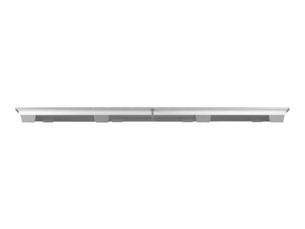 CHERRY KC 6000 SLIM - Tangentbord - USB - Nordisk - tangentbrytare: CHERRY SX - silver