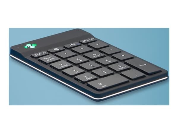 R-Go Numeric keyboard Compact break - Tastegruppe - trådløs - Bluetooth 2.0 - svart