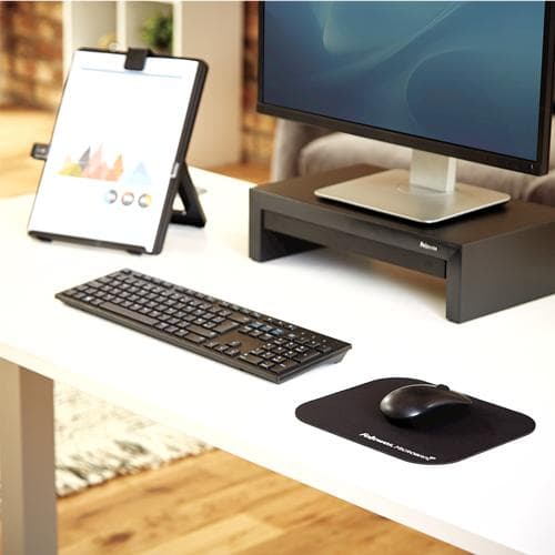 Fellowes musmatta med mikrobanskydd - musmatta - svart (5933907)