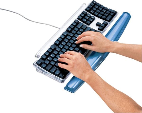 Fellowes rannetukinäppäimistö Crystals gel, sininen