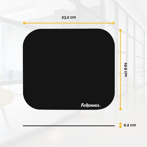 Fellowes - hiirimatto - musta (58024)