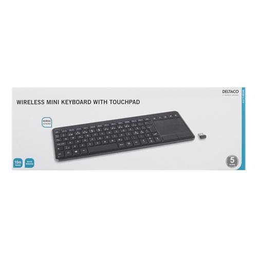 Wireless Mini Keyboard With Touchpad