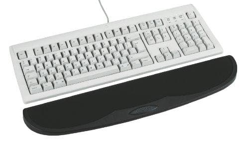 Esselte håndledsstøtte gelstøtte sort 530x30x100mm skridsikker (67579)