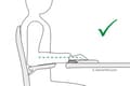 Pikkukuva 6 / 6: Bakker Elkhuizen Trapezium -rannetuki - näppäimistön rannetuki (BNETWRS)
