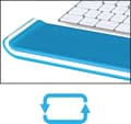 Pikkukuva 2 / 3: Leitz Keyboard Rannetuki Ergo Leitz WOW sininen