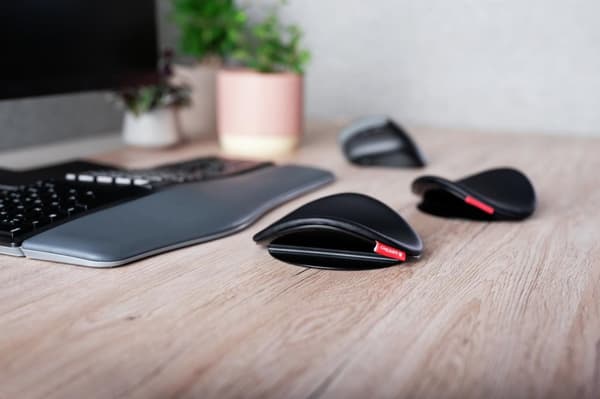 CHERRY SLIDEPAD ERGO - tastatur/mus håndledsstøtte - sort