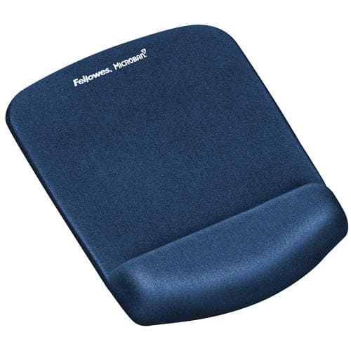 Fellowes musmatta med handledsstöd PlushTouch, blå