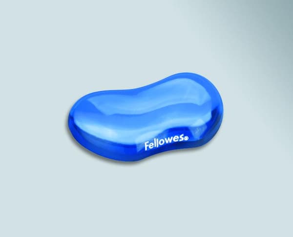 Fellowes håndledsstøtte Crystals Gel, blå