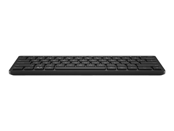 HP 350 Compact Multi-Device - Tangentbord - trådlös - Bluetooth 5.2 - QWERTY - engelska - svart - återvinningsbar förpackning
