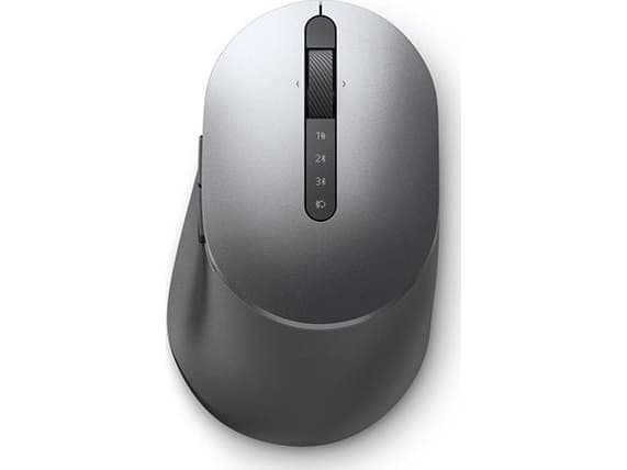 Dell MS5320W - Mus - optisk - 7 knappar - trådlös - 2.4 GHz, Bluetooth 5.0 - Titan gray - med 3 års avancerad utbytesservice