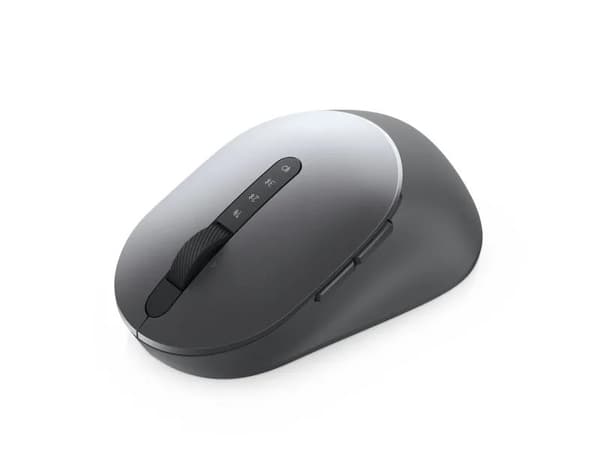 Dell MS5320W - Mus - optisk - 7 knappar - trådlös - 2.4 GHz, Bluetooth 5.0 - Titan gray - med 3 års avancerad utbytesservice