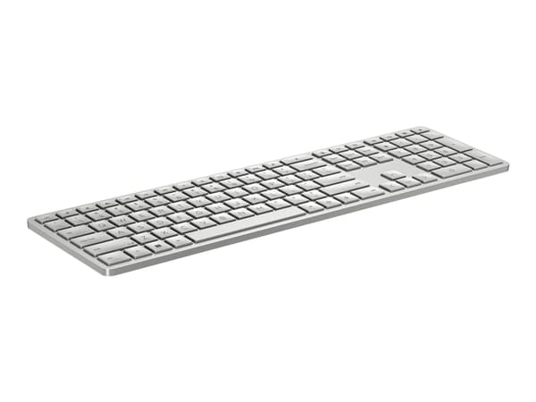 HP 970 - Tangentbord - bakgrundsbelyst - trådlös - 2.4 GHz, Bluetooth - QWERTY - engelska - för HP 15s; Laptop 14s, 15, 15s, 17
