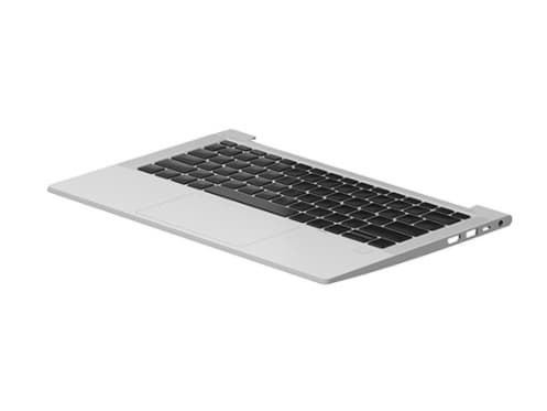 HP - Erstatningstastatur for bærbar PC - bakbelysning - med toppdeksel