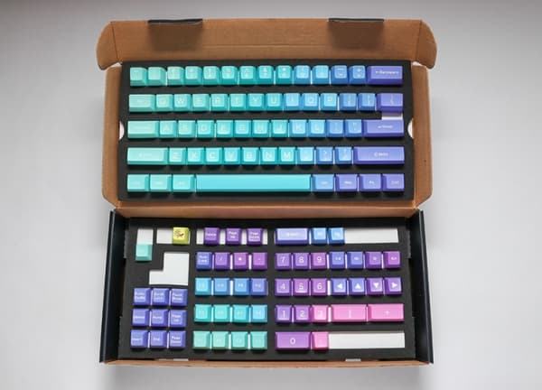 Ducky Azure, tastaturdeksel, ABS, flerfarget