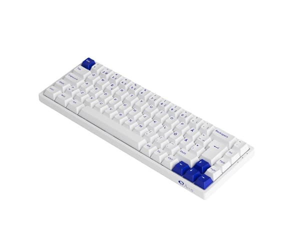 3068B Blue/White ISO Trådløs Tastatur [Akko CS Jelly Black]
