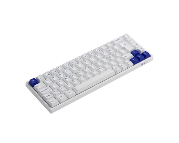 3068B Blue/White ISO Trådløs Tastatur [Akko CS Jelly Black]