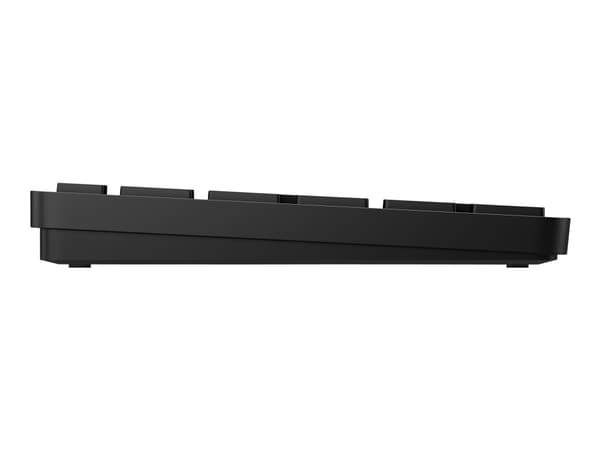 HP 450 - Tangentbord - programmerbar - 100% - full size - trådlös - 2.4 GHz - brittisk - svart