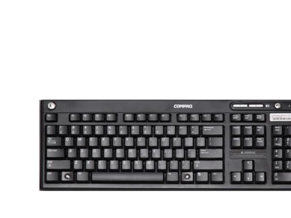 Compaq - Tangentbord - USB - fransk Svart