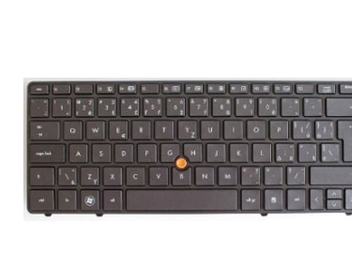 HP - Tangentbord - engelska - för EliteBook 8770w Mobile Workstation