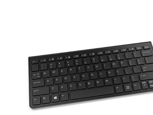 HP Slim - Tangentbord - Bluetooth - belgisk Svart